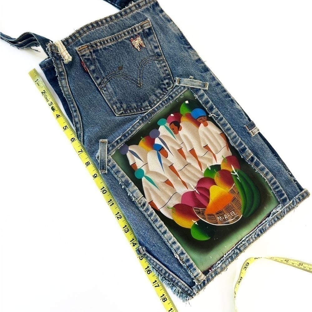Vintage Upcycled Levi’s Sling Purse Denim - Picture 4 of 6